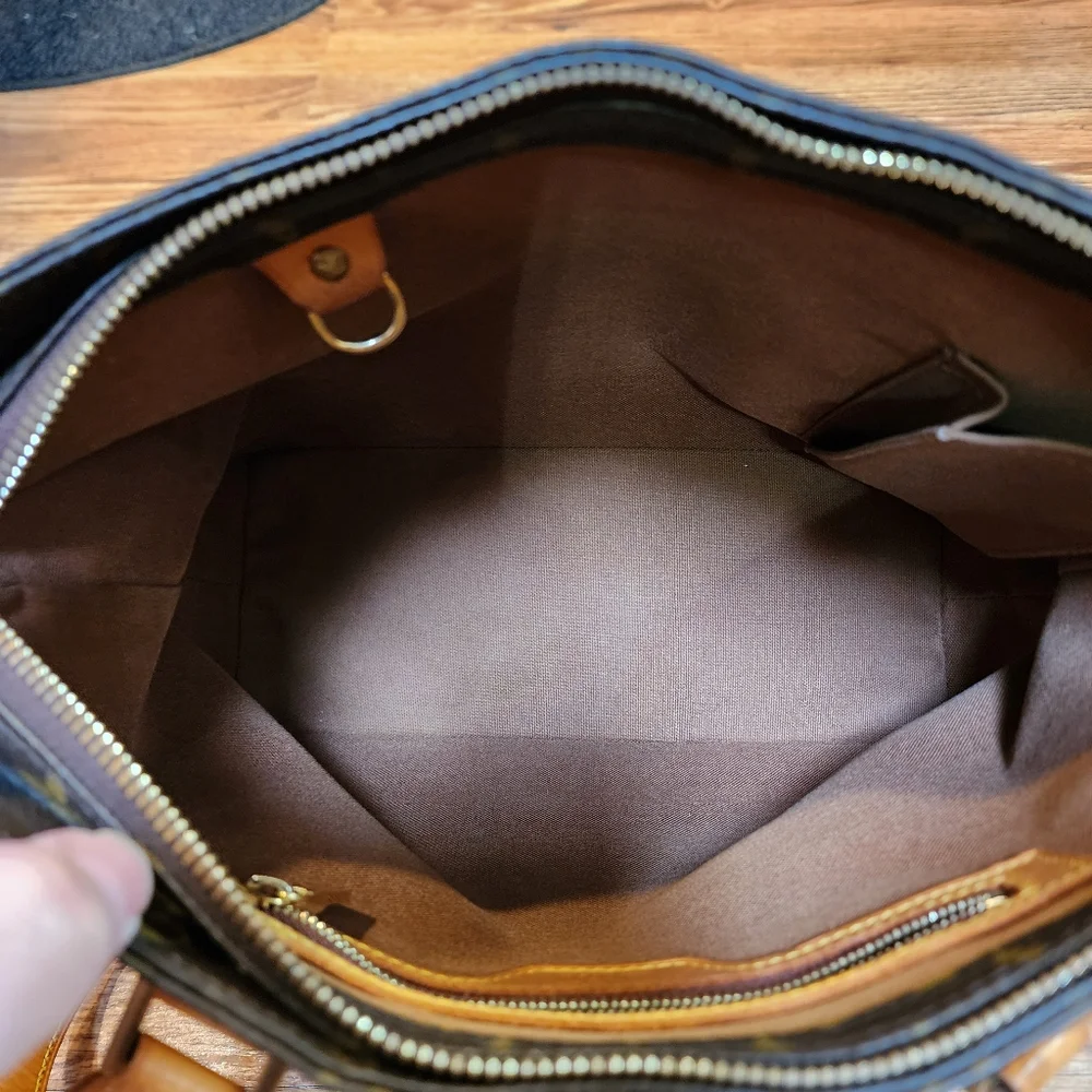 Louis Vuitton LV Monogram Cabas Piano Brown Tote Bag